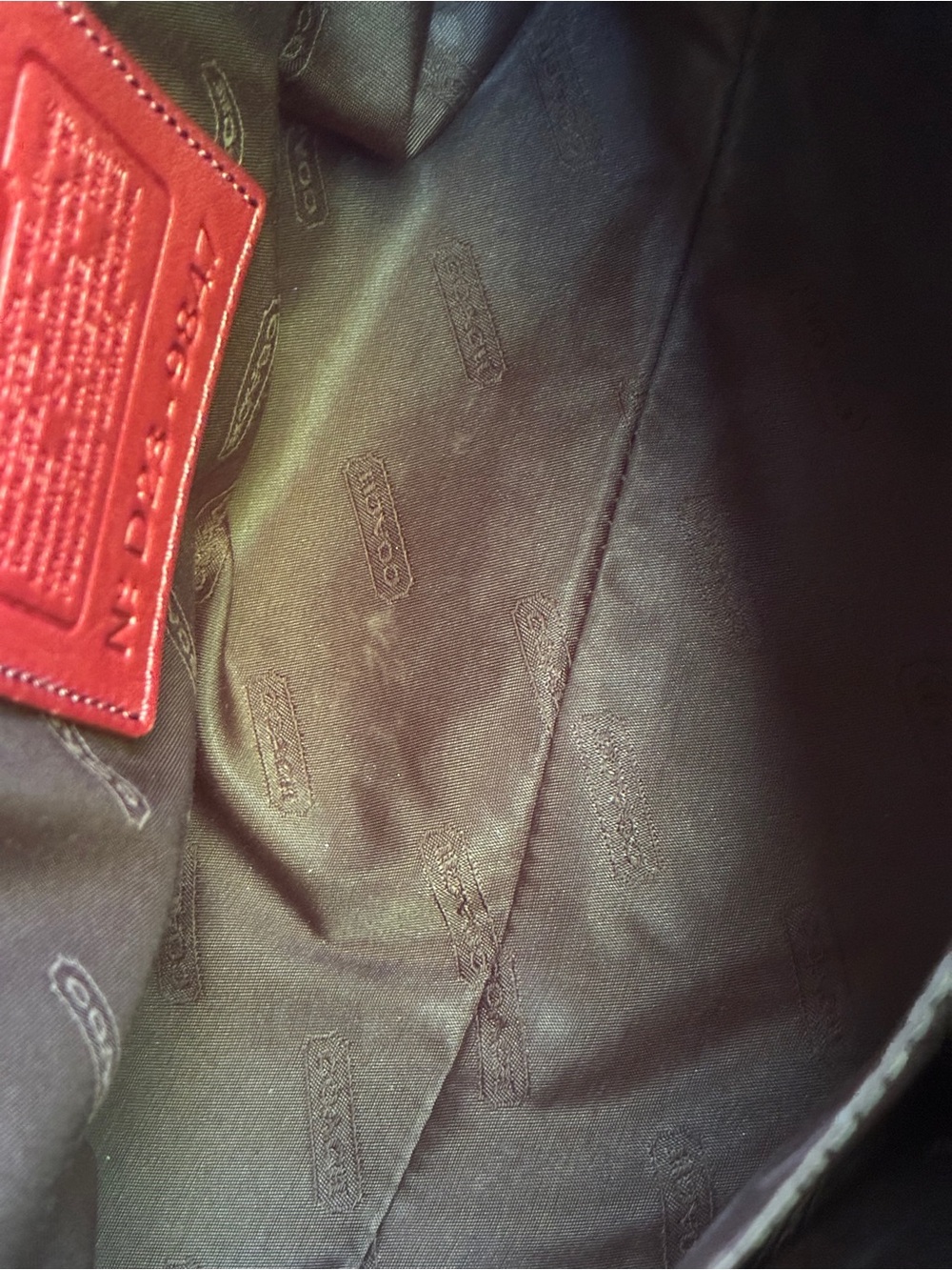 COACH BAG, Vintage Legacy Market Tote. - Picture 2 of 13